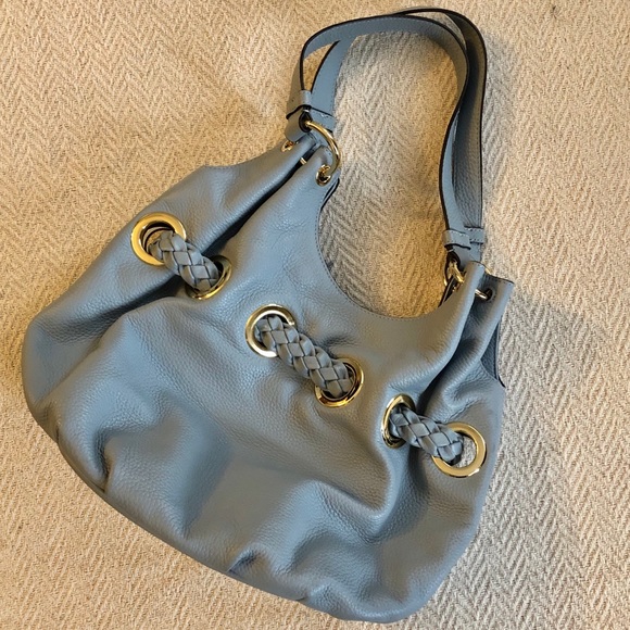 NWT Michael Kors Shoulder Bag - Dusty Blue - Picture 2 of 8